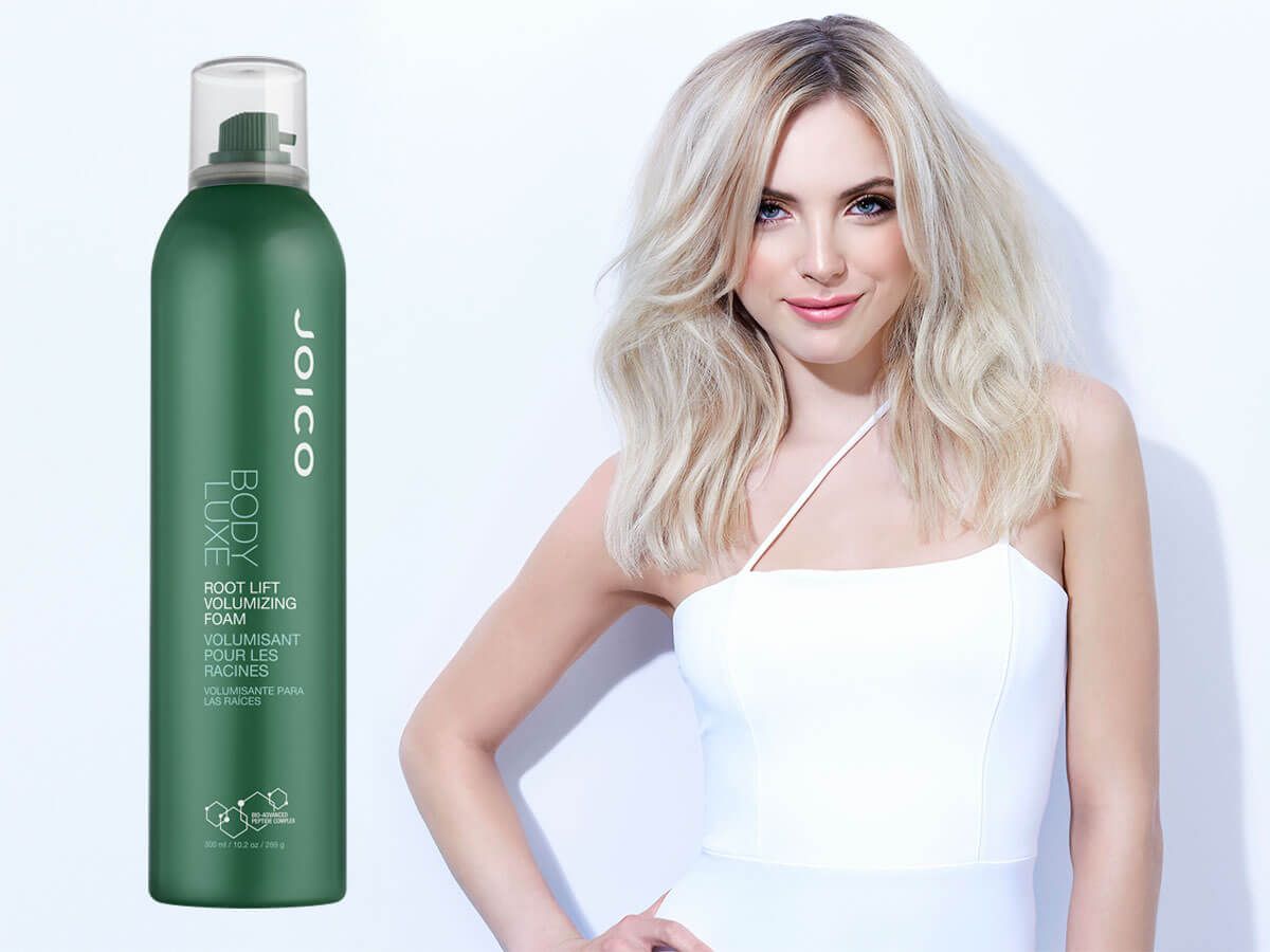 body-luxe-root-lift-model Body Luxe Root Lift model and product