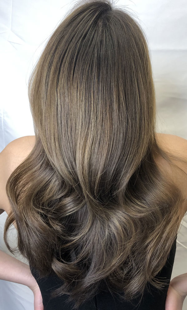 pick me up hair color technique final look