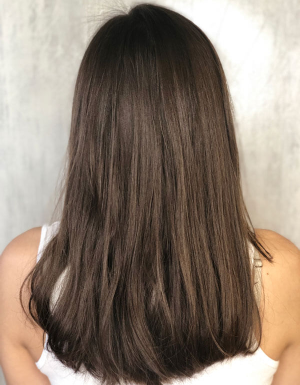 pick me up hair color technique before look