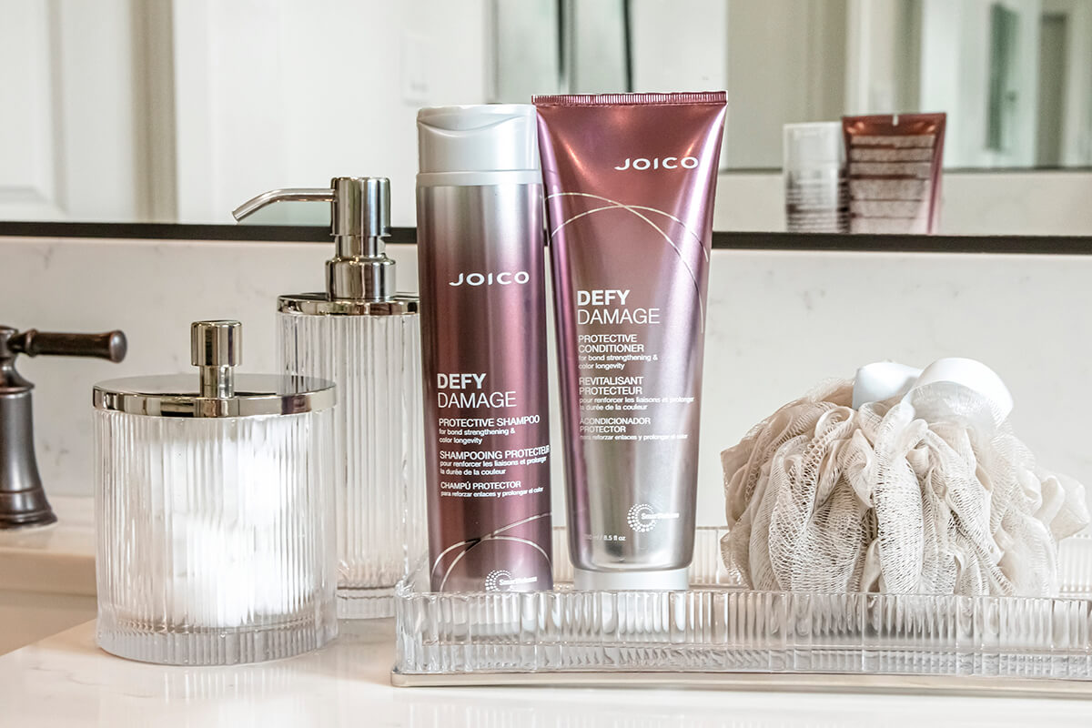 defy damage shampoo & conditioner products