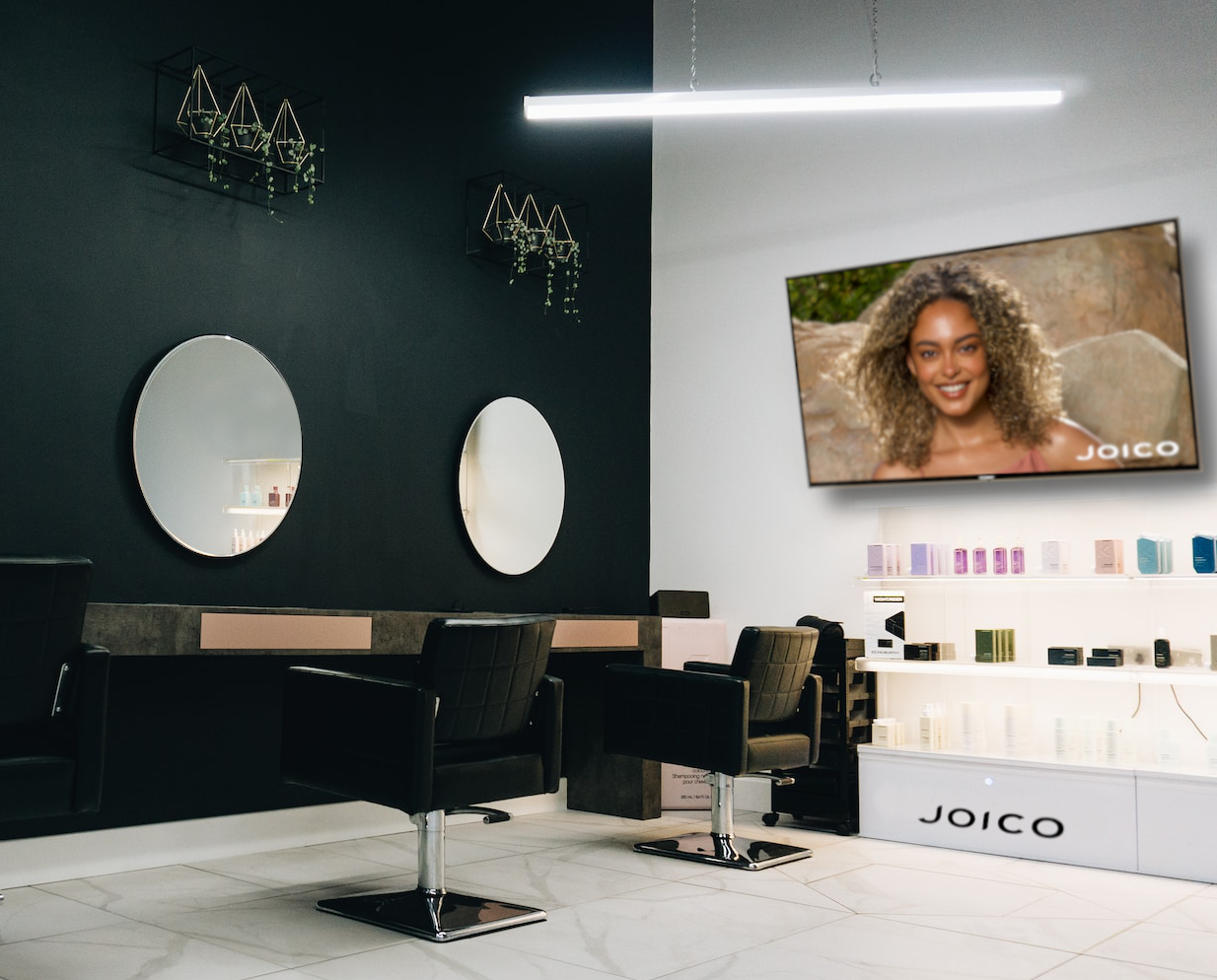 joico-salon-toolkit-video-7 joico salon with tv playing joico video