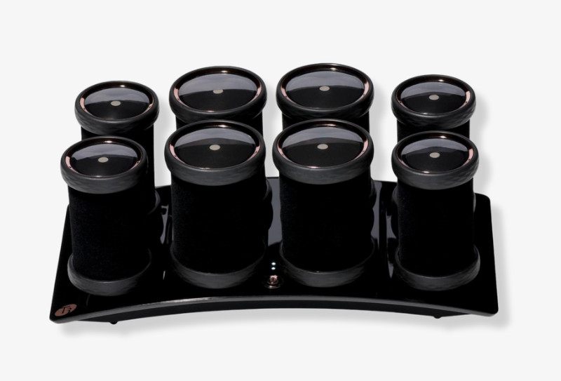 black hot rollers