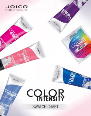 color intensity swatch chart