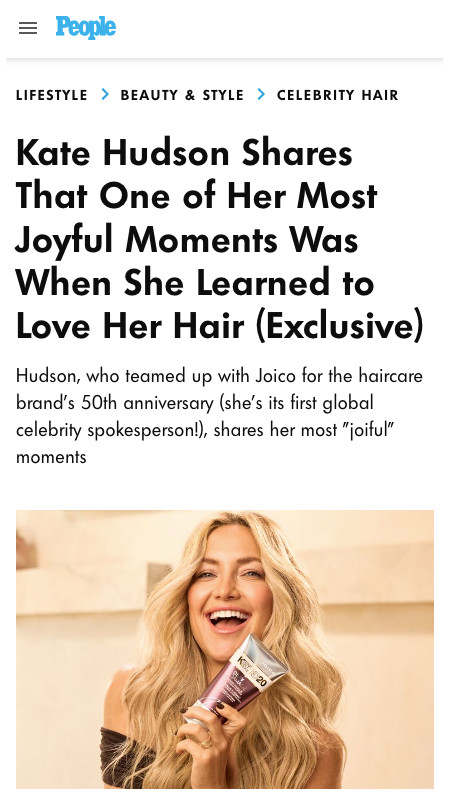 kate hudson people magazine