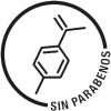 Paraben-Free badge spanish
