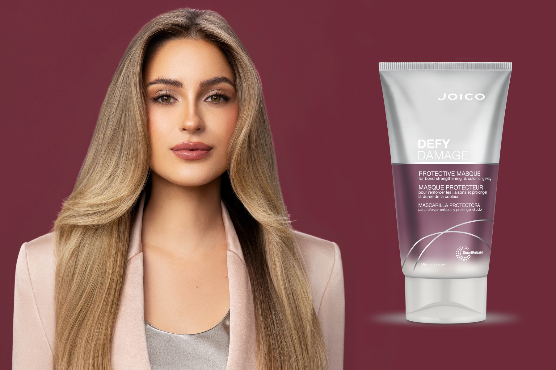 defy damage protective masque with model