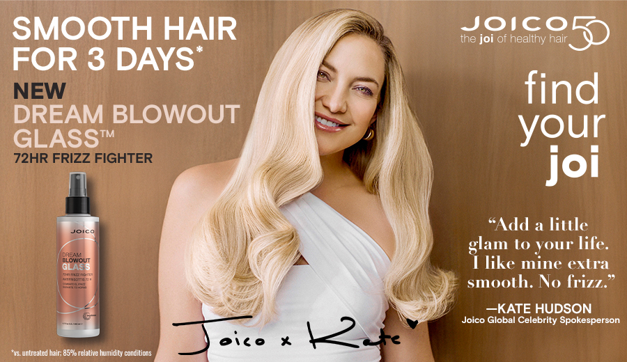 kate hudson for dream blowout glass